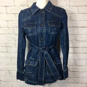 Belted Denim Jacket 🍂